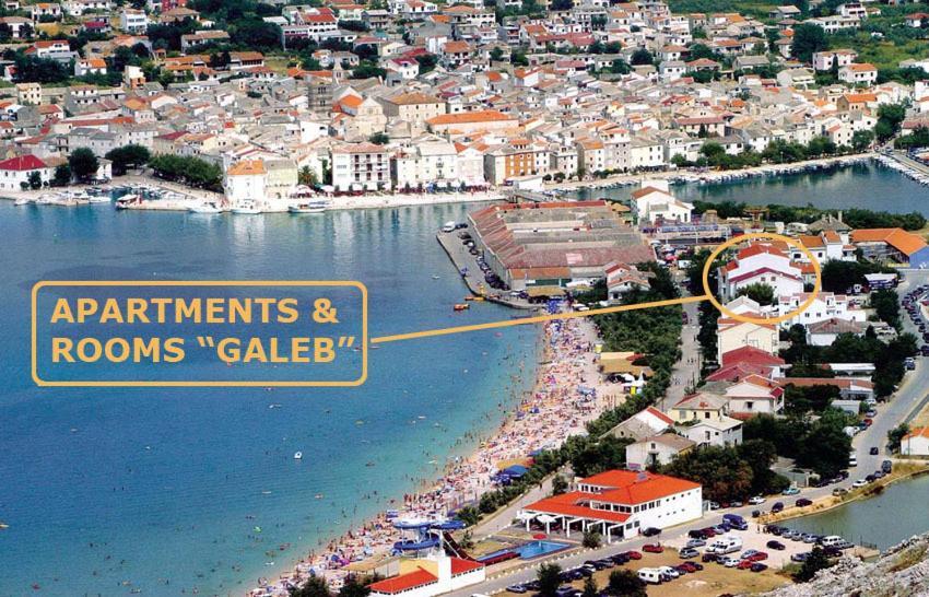 Apartments Galeb Pag - Beach Pag Town Kültér fotó
