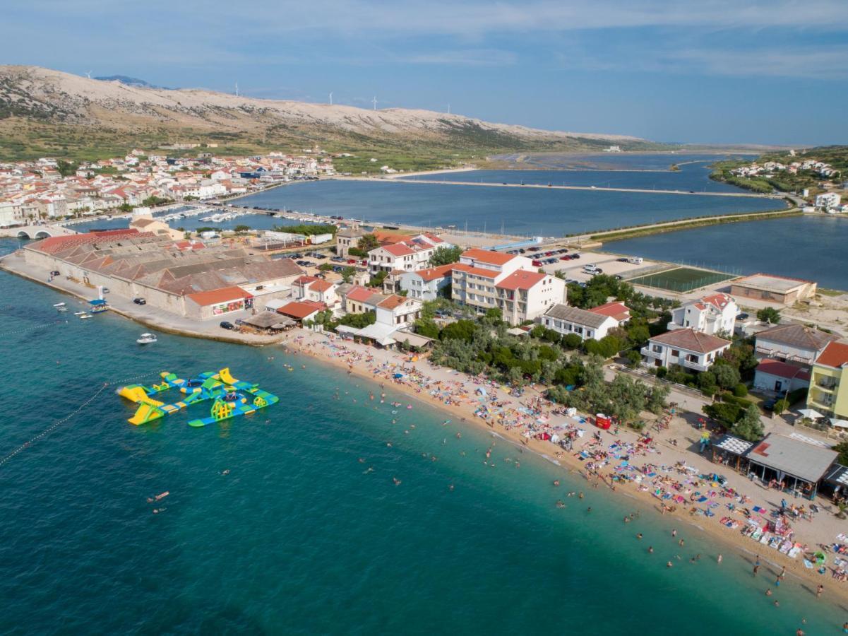 Apartments Galeb Pag - Beach Pag Town Kültér fotó